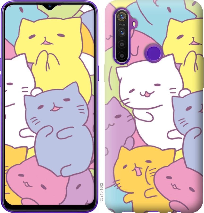 

Чехол на Realme 5 Котики