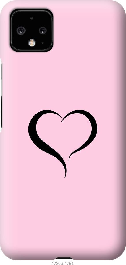 

Чехол на Google Pixel 4 XL Сердце 1