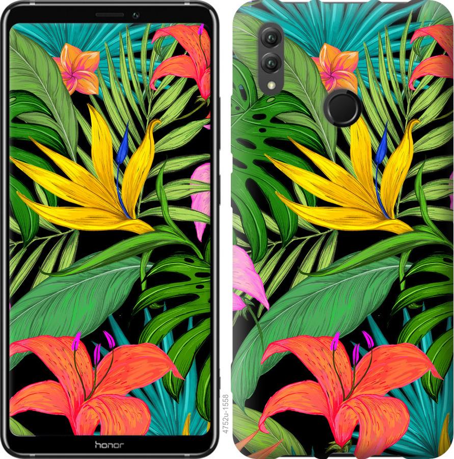 

Чохол на Huawei Honor Note 10 Тропічні листя 1