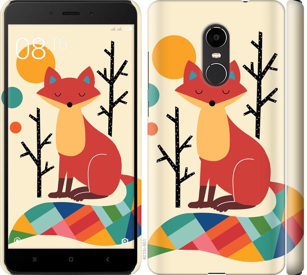 

Чехол на Xiaomi Redmi Note 4X Rainbow fox