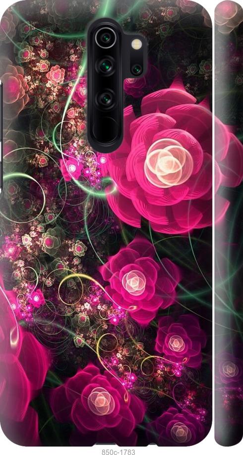 Чехол на Xiaomi Redmi Note 8 Pro Абстрактные цветы 3