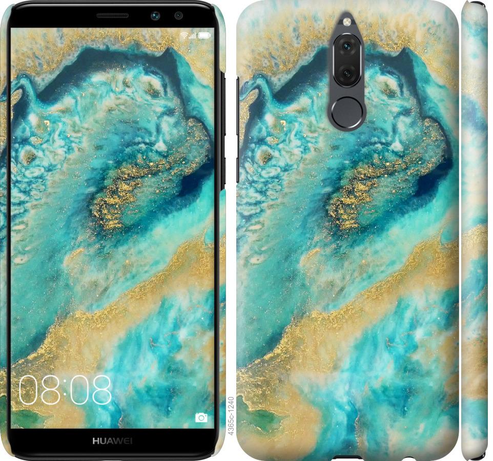 

Чехол на Huawei Mate 10 Lite Green marble
