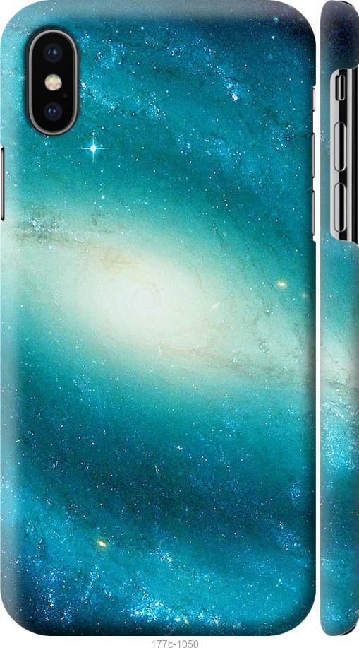 

Чохол на iPhone XS Блакитна галактика
