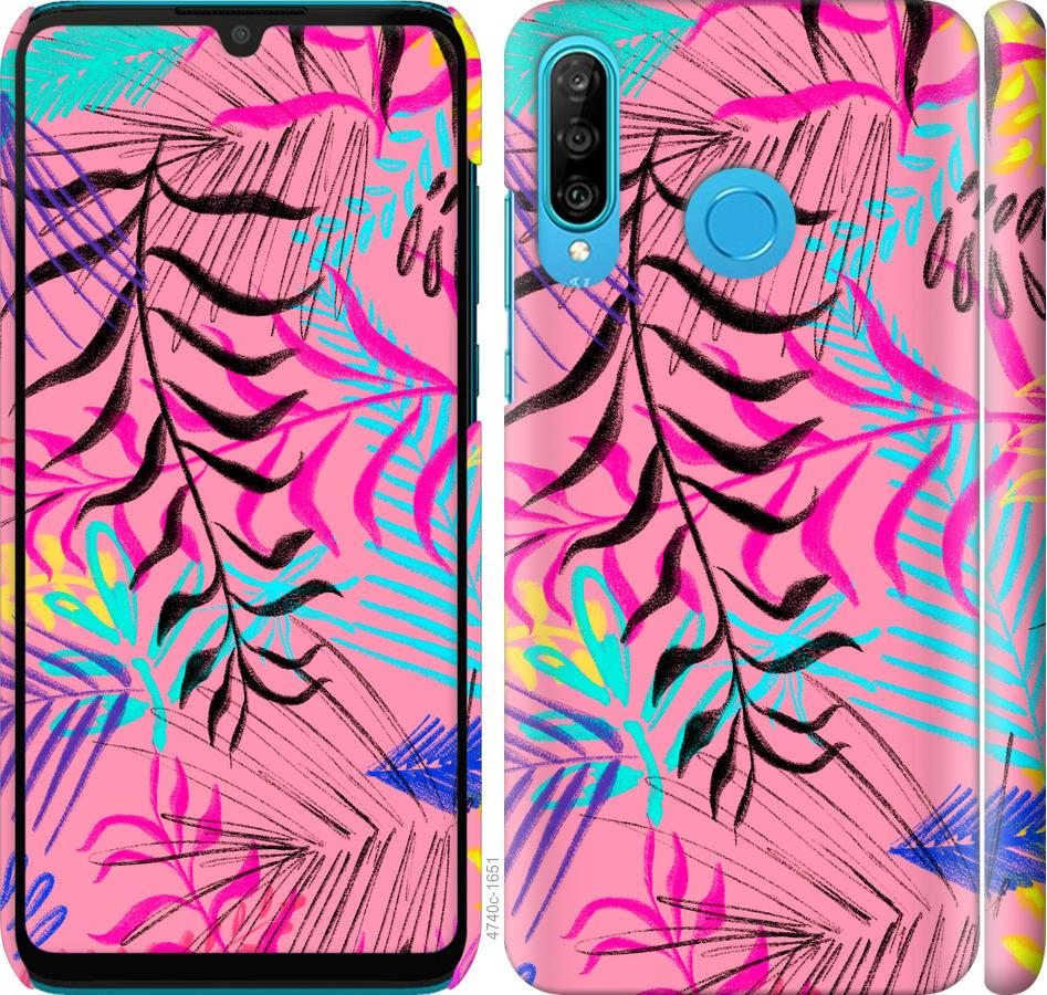 

Чохол на Huawei P30 Lite Рослинний візерунок 2
