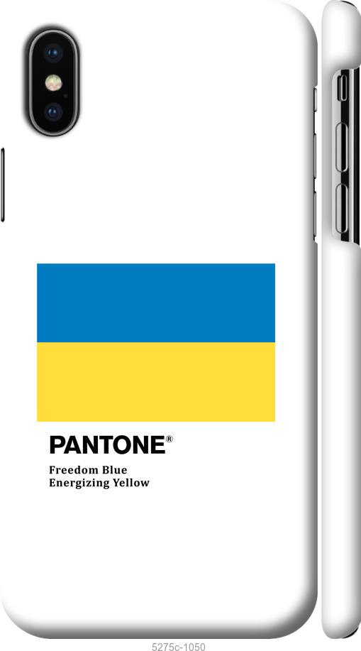

Чохол на iPhone X Прапор Пантон