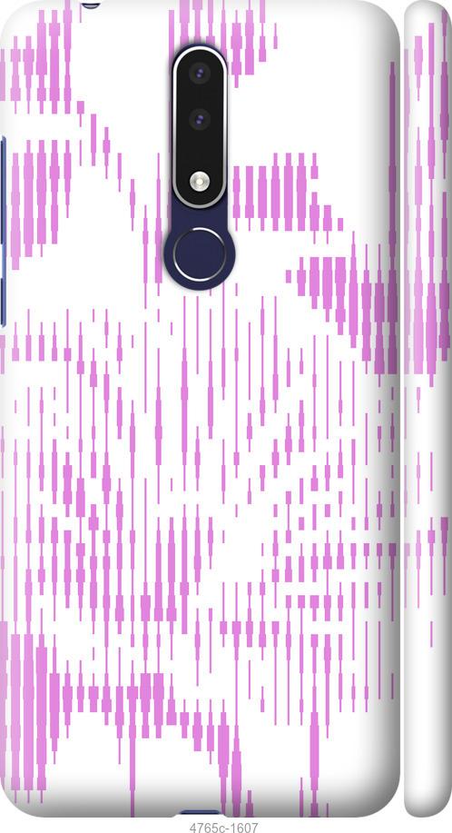 

Чехол на Nokia 3.1 Plus Розовый бутон. Цветок. Pink Flower Bloom