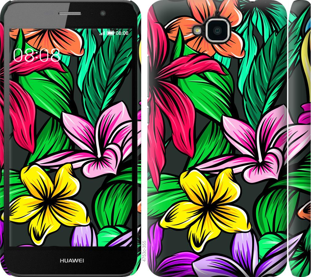 

Чохол на Huawei Y6 Pro Тропічні квіти 1