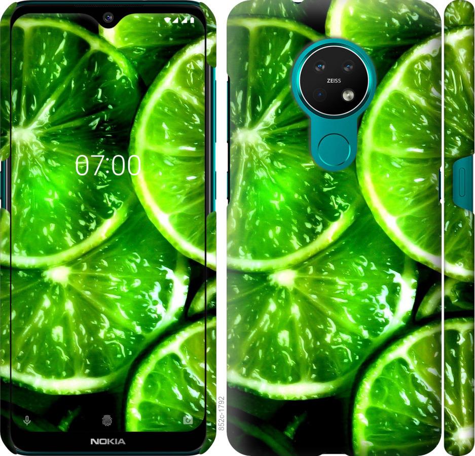 

Чохол на Nokia 6.2 Зелені часточки лимона