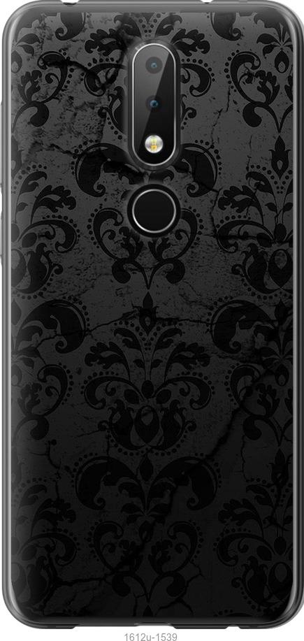 

Чехол на Nokia 6.1 Plus узор черный