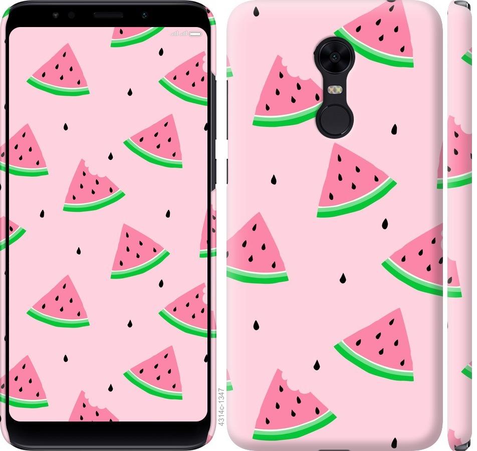 

Чехол на Xiaomi Redmi 5 Plus Розовый арбуз