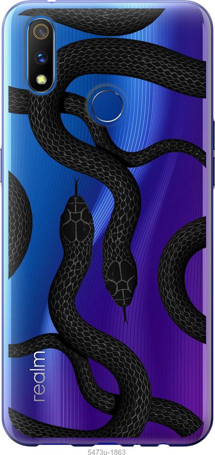 

Чехол на Realme 3 Pro Змеи