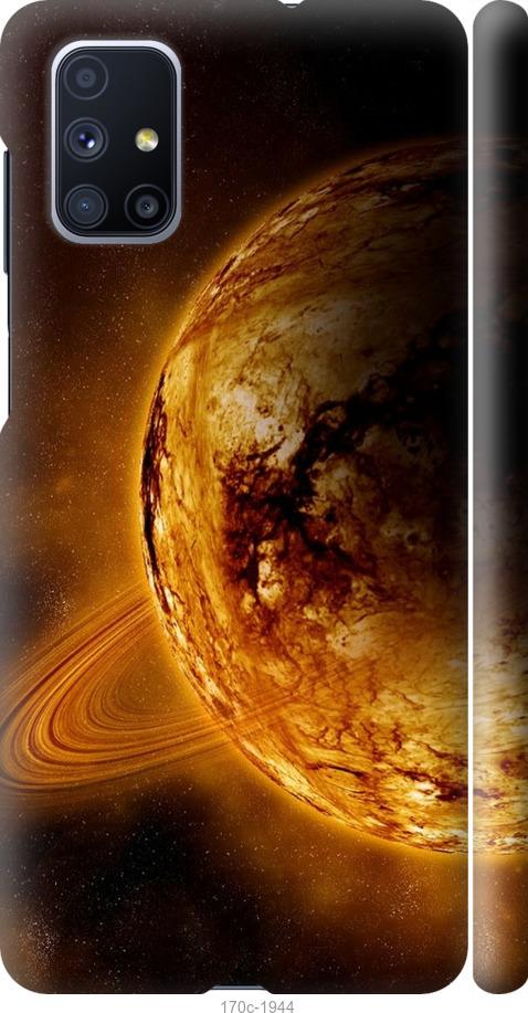 Чохол на Samsung Galaxy M51 M515F Жовтий Сатурн