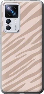 Чохол на Xiaomi 12T Pro Зебра беж