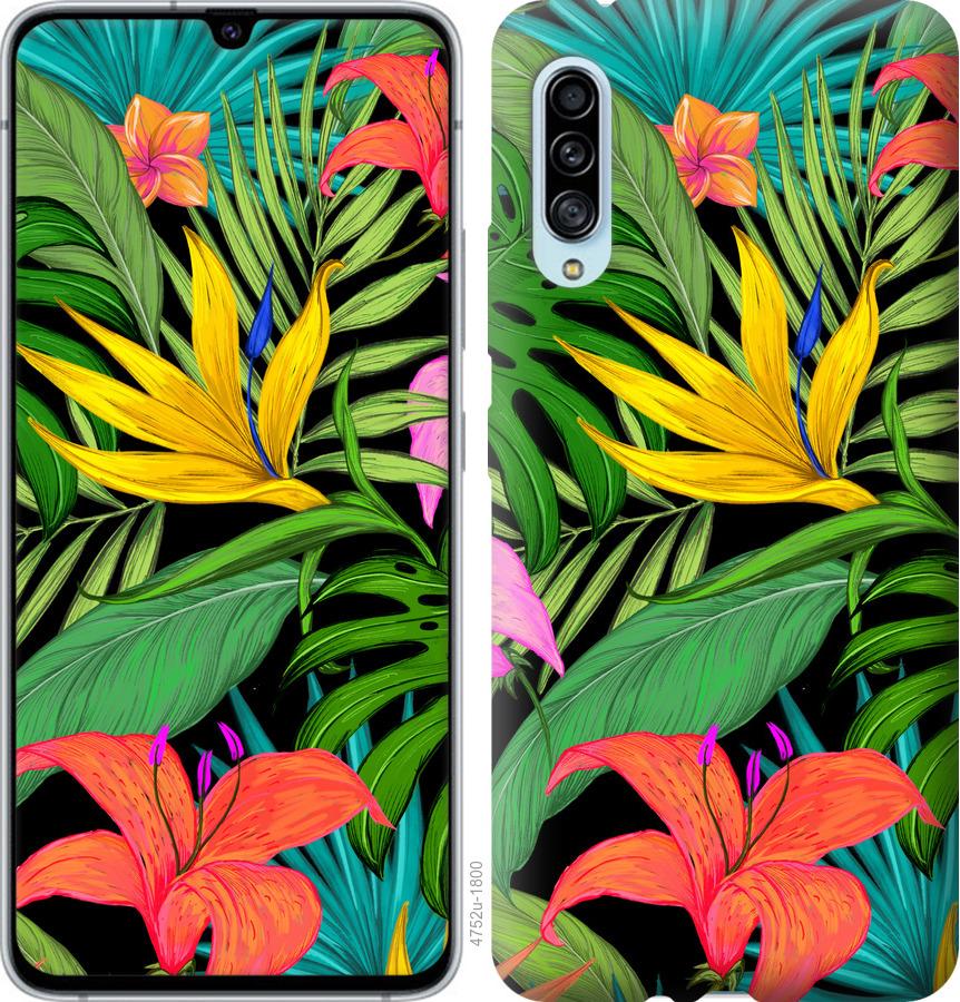 

Чохол на Samsung Galaxy A90 5G Тропічні листя 1