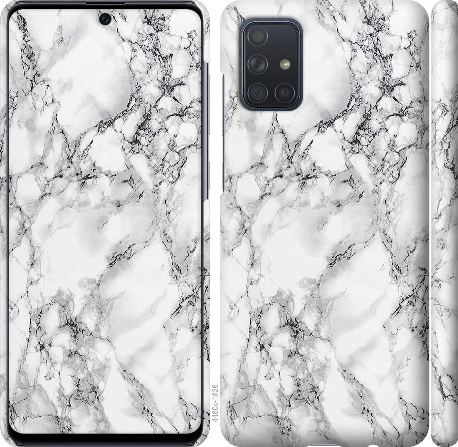 

Чохол на Samsung Galaxy A71 2020 A715F мармур білий