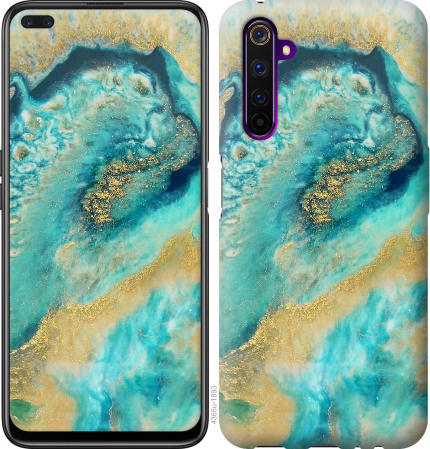 

Чохол на Realme 6 Pro Green marble