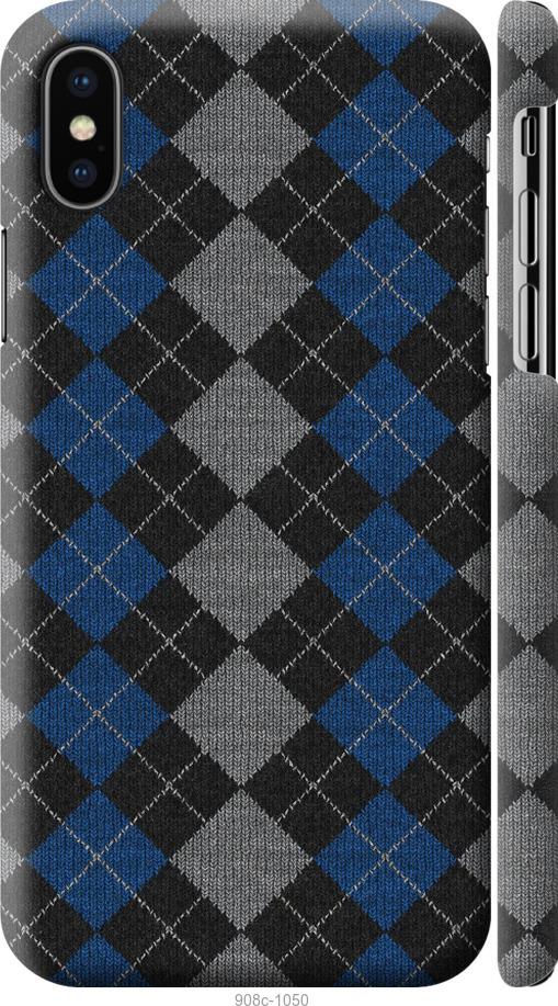 

Чохол на iPhone X В'язаний візерунок