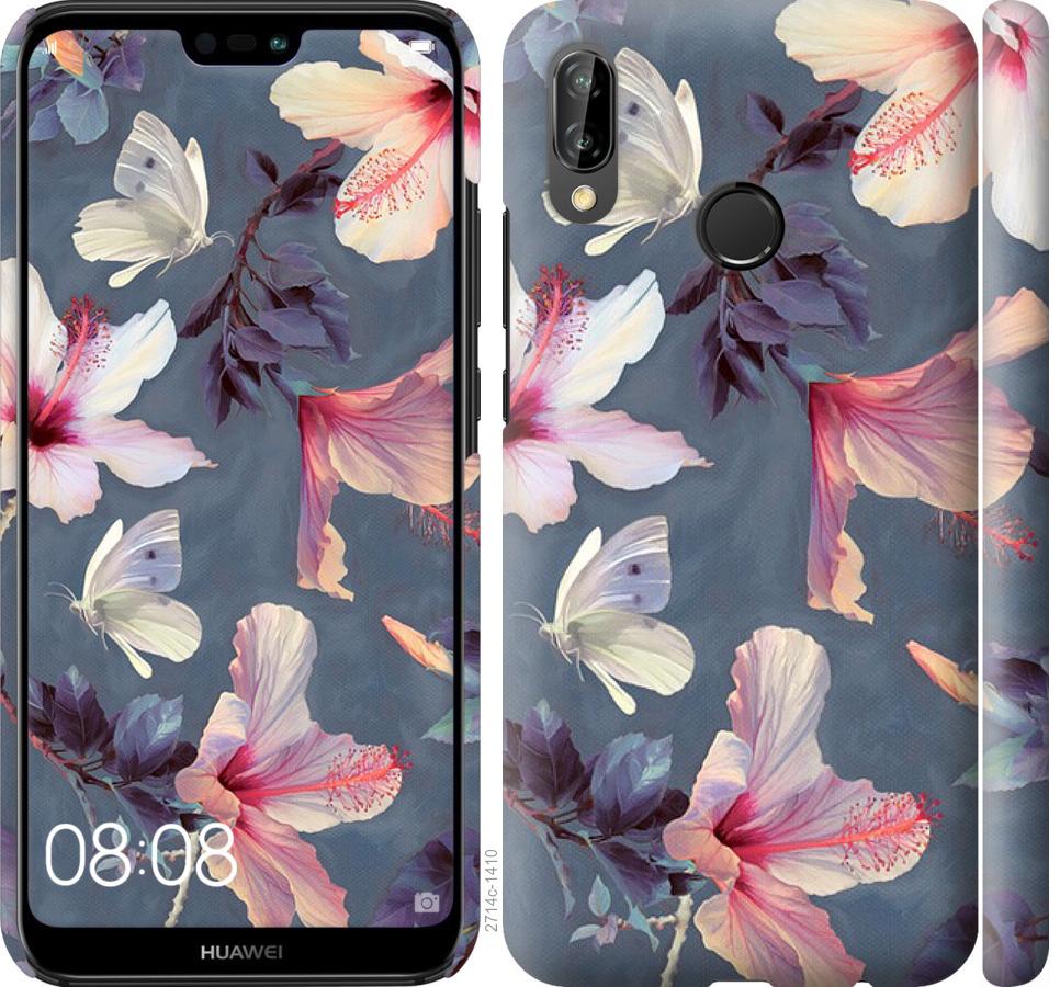 

Чохол на Huawei P20 Lite Намальовані квіти