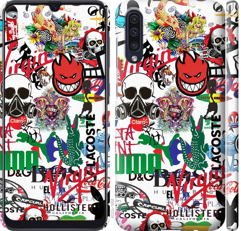 

Чохол на Samsung Galaxy A30s A307F Many different logos