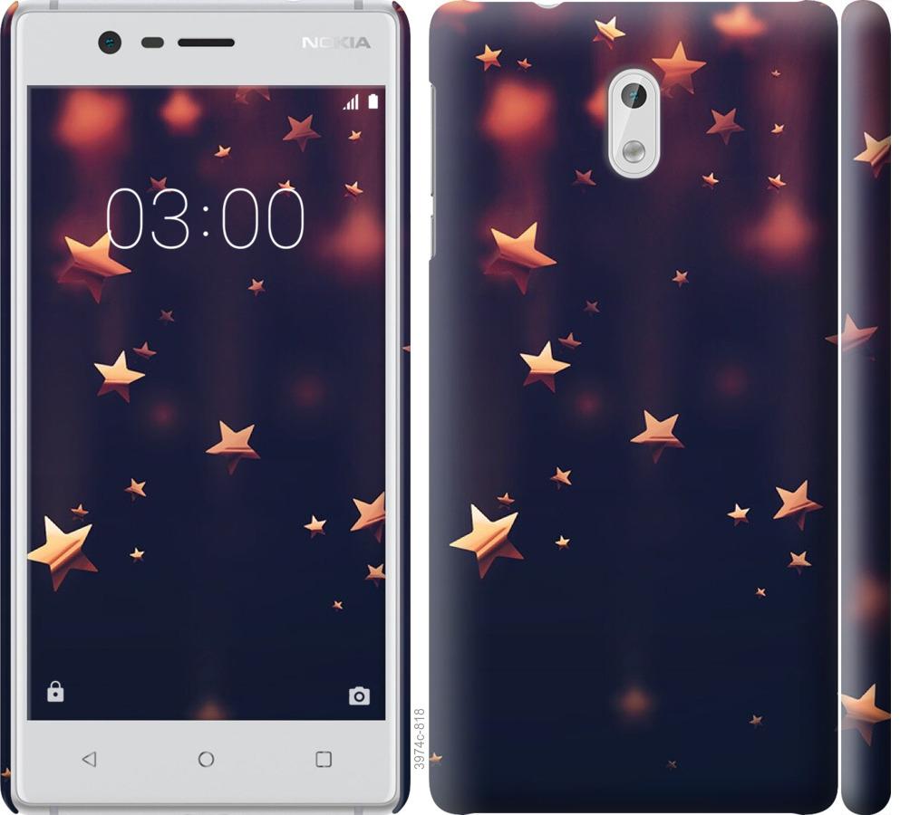 

Чехол на Nokia 3 Падающие звезды