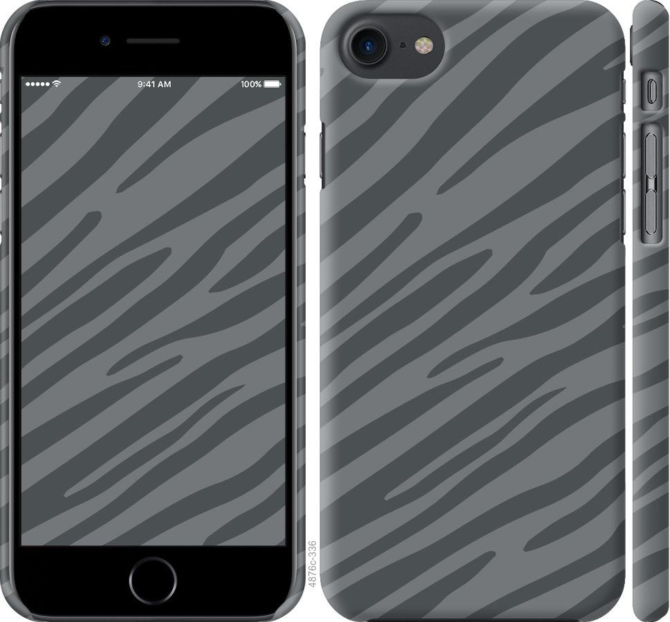 

Чохол на iPhone 8 Сіра зебра