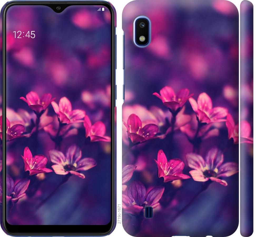 

Чохол на Samsung Galaxy A10 2019 A105F Пурпурні квіти