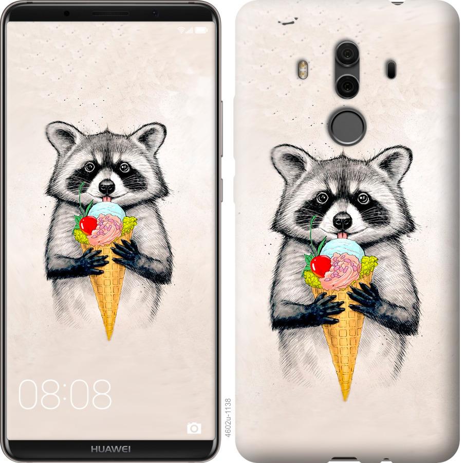 

Чохол на Huawei Mate 10 Pro Єнот з морозивом