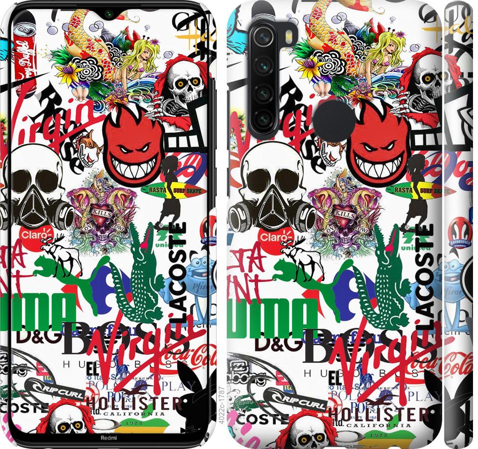 

Чохол на Xiaomi Redmi Note 8T Many different logos