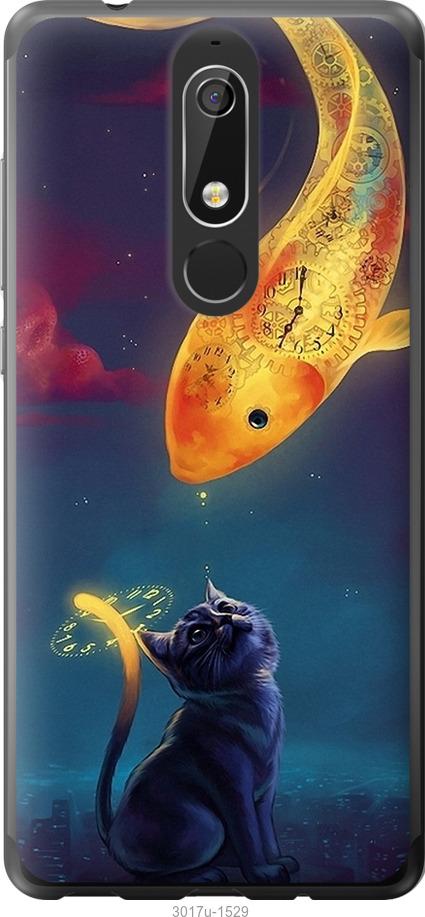 

Чехол на Nokia 5.1 Кошкин сон