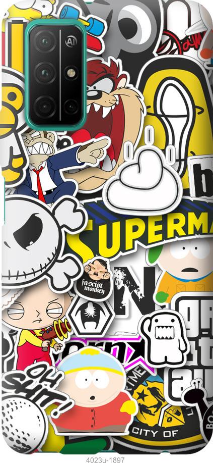 

Чехол на Huawei Honor 30S Popular logos
