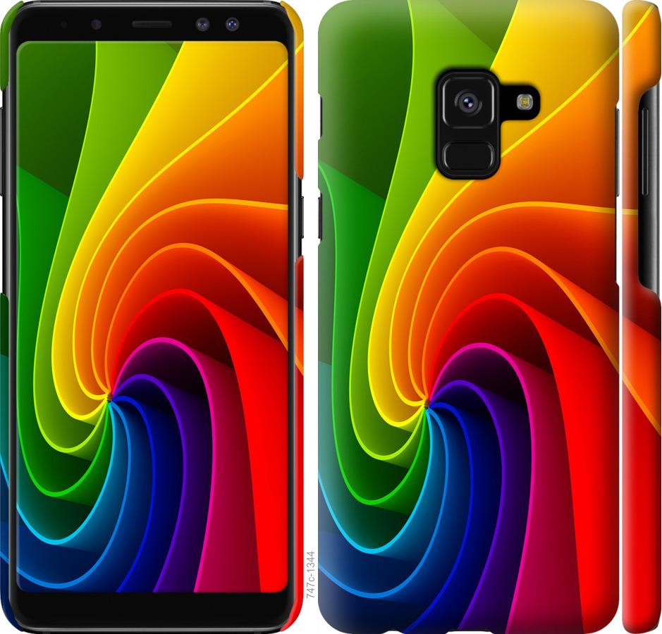 

Чохол на Samsung Galaxy A8 2018 A530F Райдужний вихор