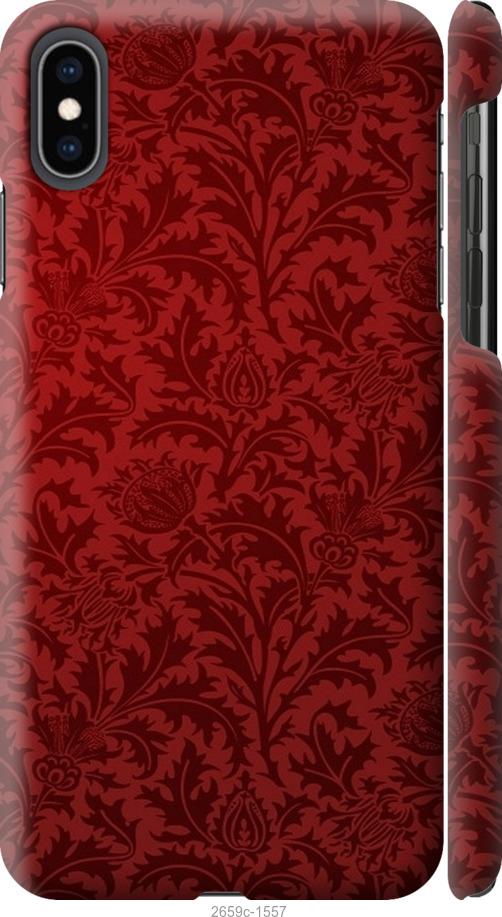 

Чехол на iPhone XS Max Чехол цвета бордо