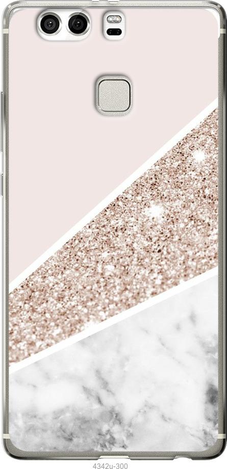 

Чехол на Huawei P9 Plus Пастельный мрамор