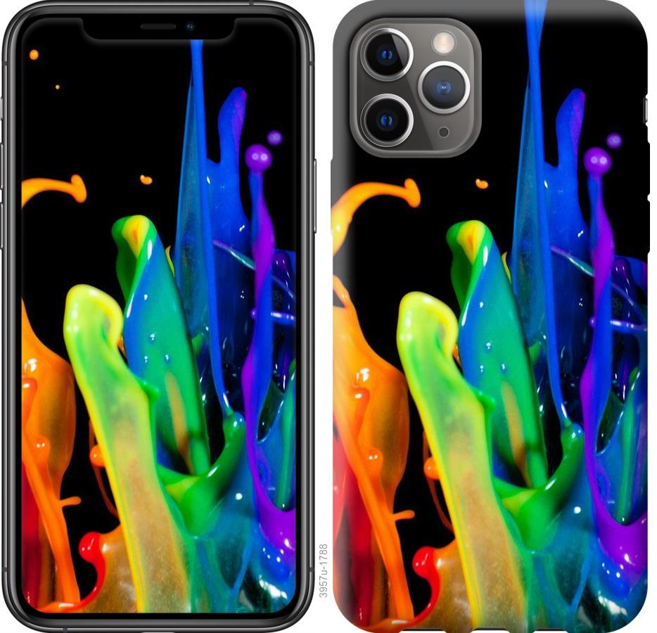 

Чохол на iPhone 11 Pro бризки фарби
