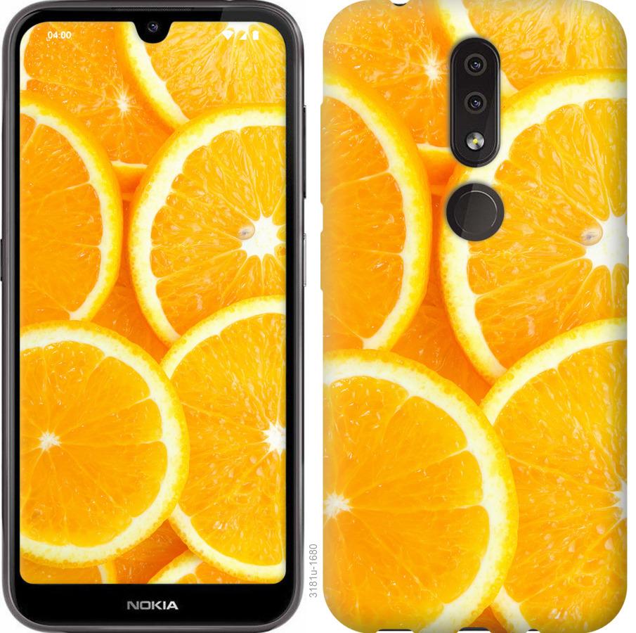 

Чохол на Nokia 4.2 часточки апельсина