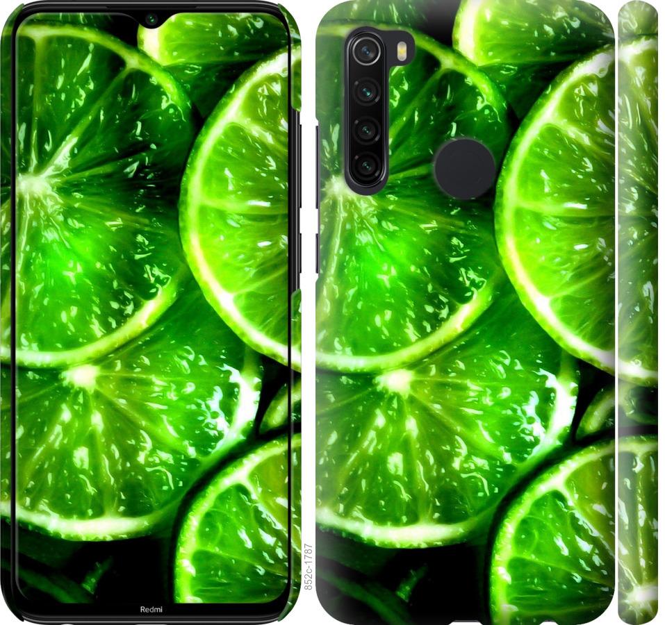 Чохол на Xiaomi Redmi Note 8 Зелені часточки лимона