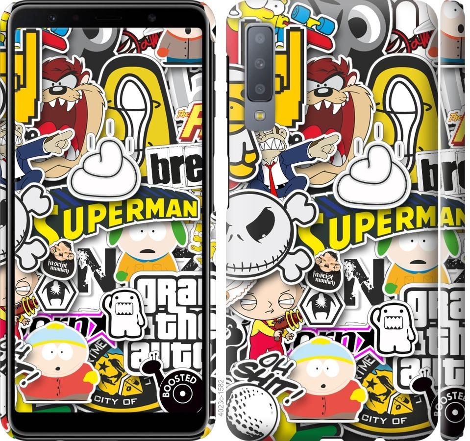 

Чохол на Samsung Galaxy A7 (2018) A750F Popular logos