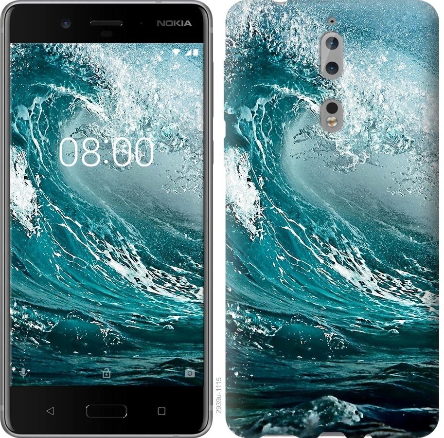 

Чохол на Nokia 8 Морська хвиля