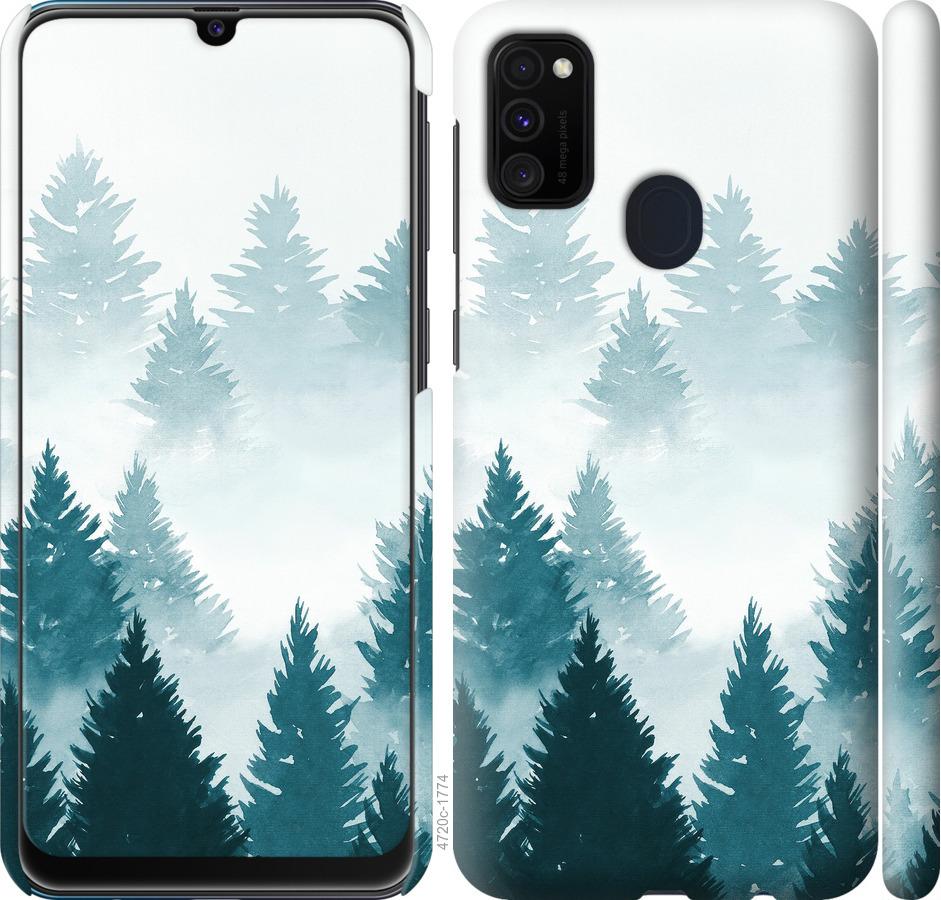

Чохол на Samsung Galaxy M21 M215F Акварельні Ялинки