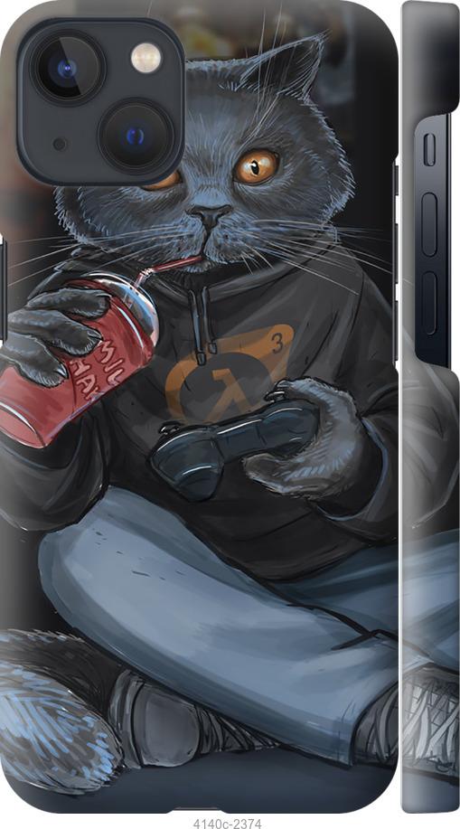 

Чехол на iPhone 13 gamer cat