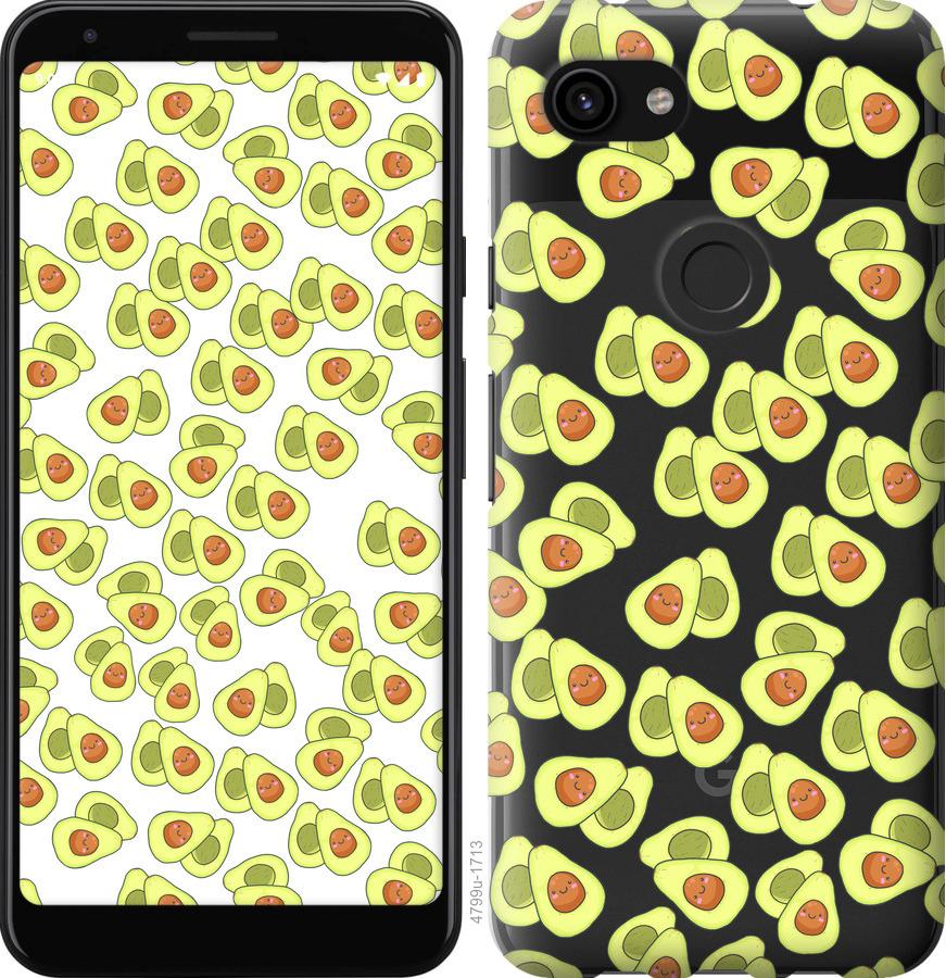 

Чохол на Google Pixel 3a XL Веселі авокадо