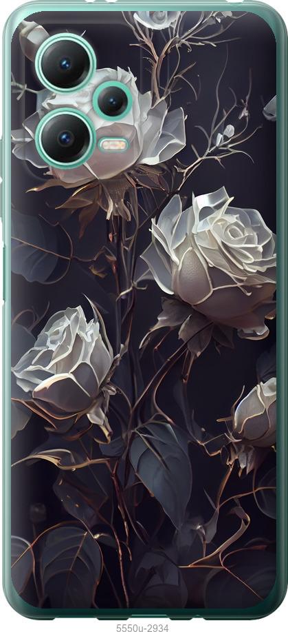 Чехол на Xiaomi Redmi Note 12 5G Розы 2