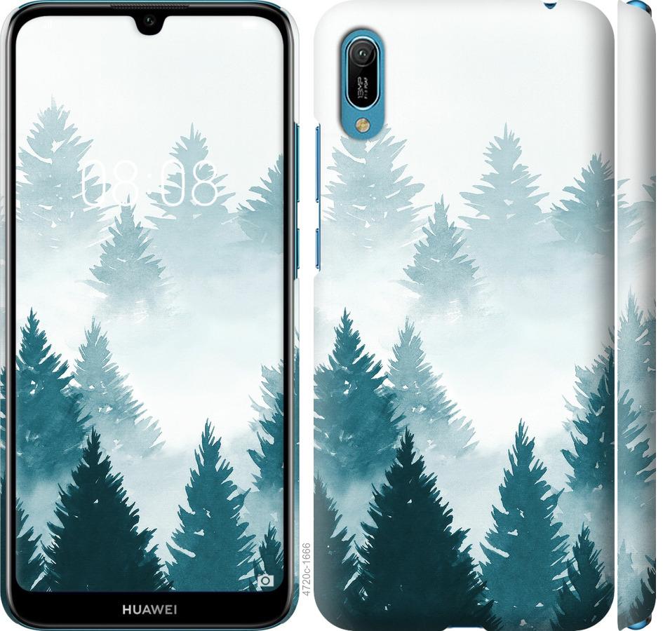 

Чохол на Huawei Y6 2019 Акварельні Ялинки