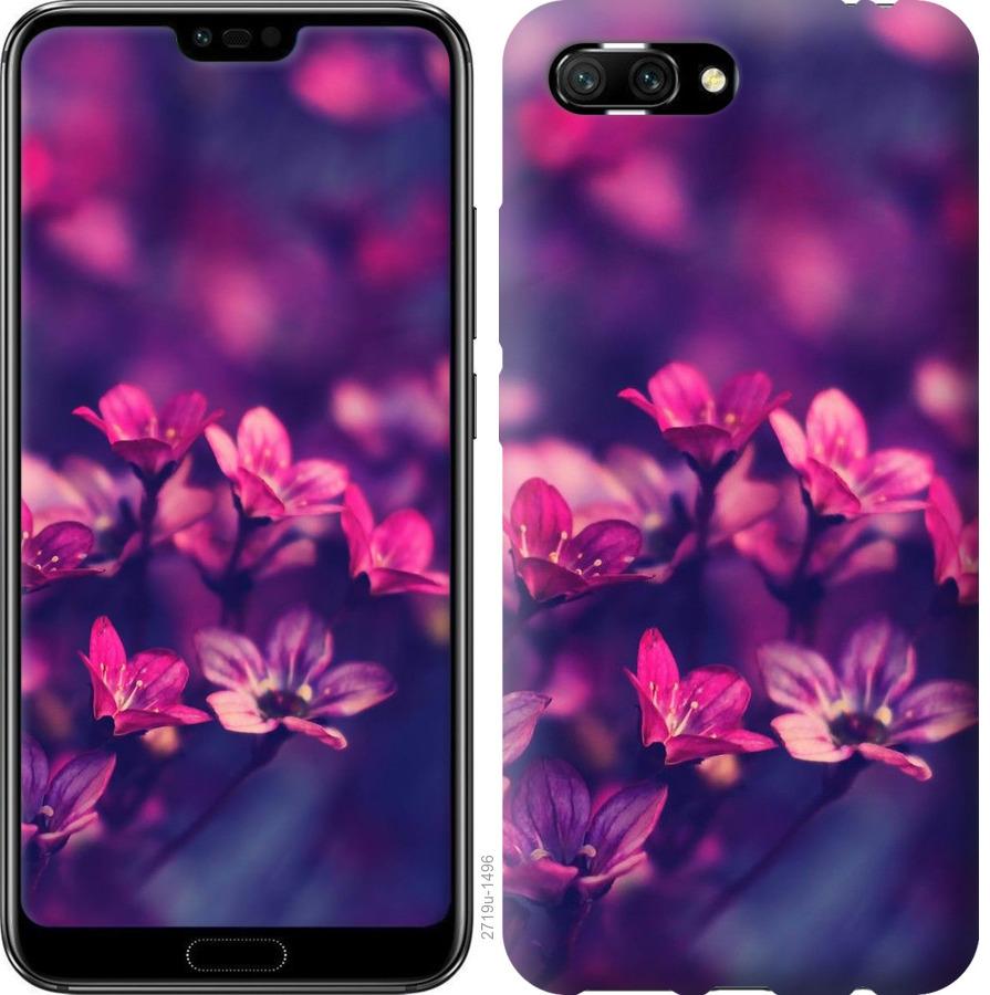 

Чохол на Huawei Honor 10 Пурпурні квіти
