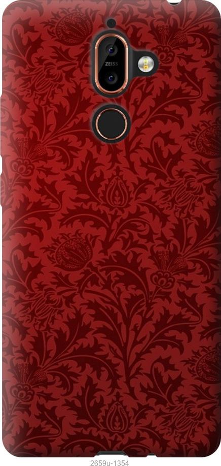 

Чехол на Nokia 7 Plus Чехол цвета бордо