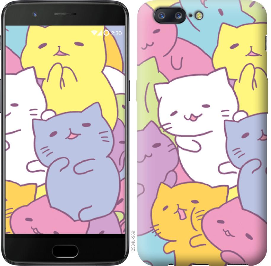 

Чехол на OnePlus 5 Котики