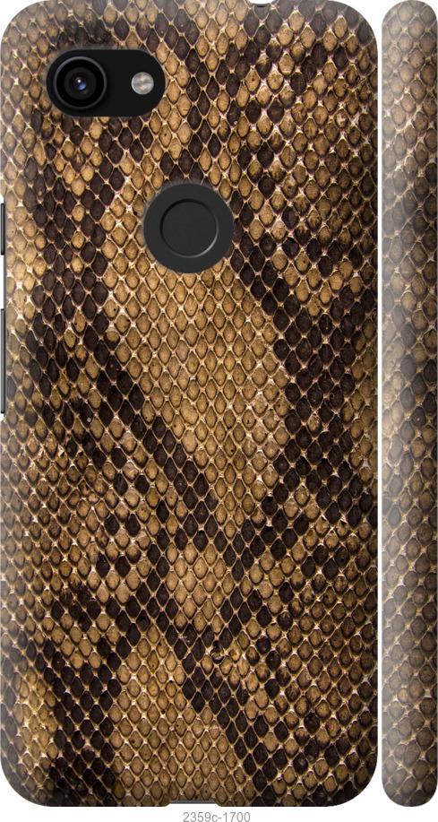 

Чехол на Google Pixel 3a Змеиная кожа