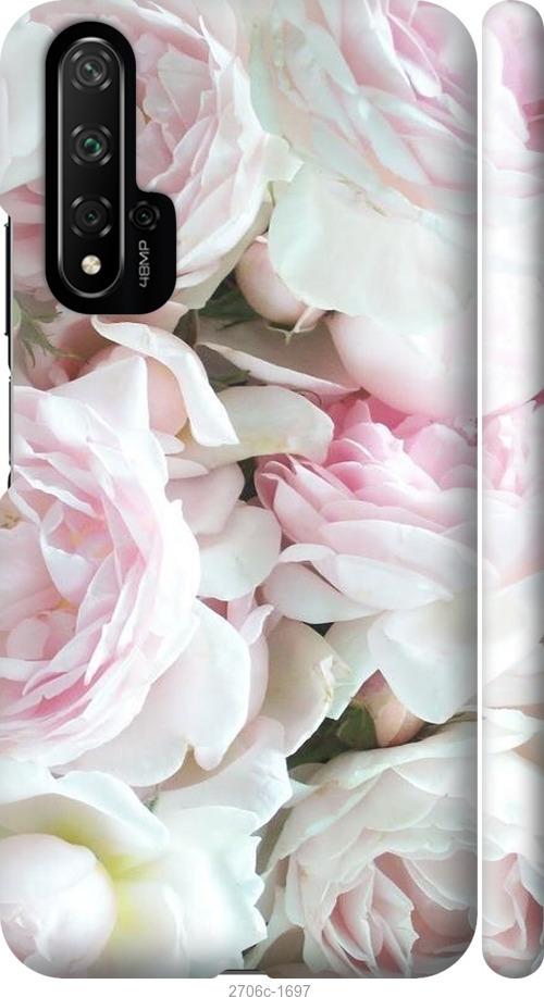

Чехол на Huawei Nova 5T Пионы v2