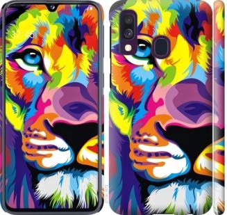 

Чохол на Samsung Galaxy A40 2019 A405F Різнобарвний лев