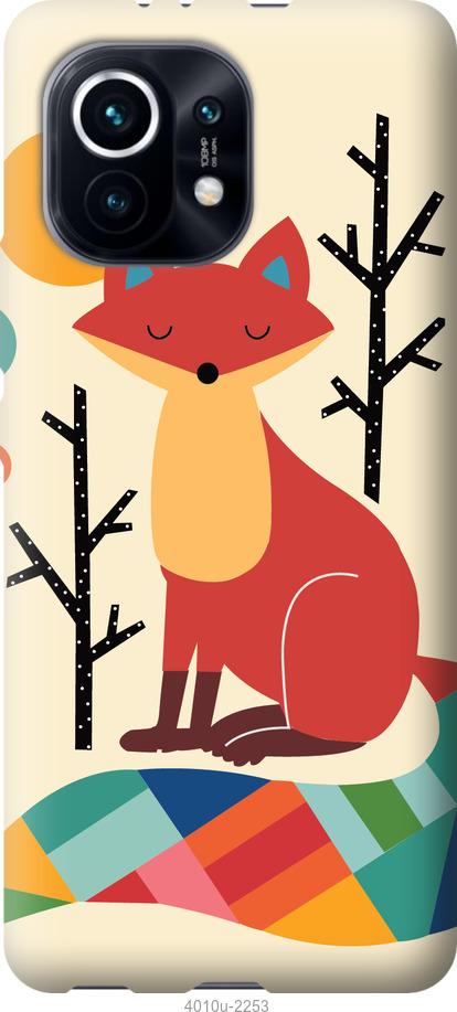

Чехол на Xiaomi Mi 11 Rainbow fox